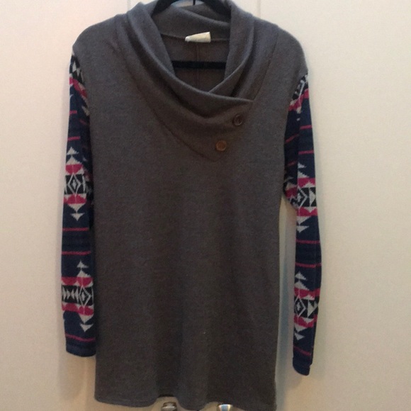 Gray pullover sweater - Picture 1 of 3